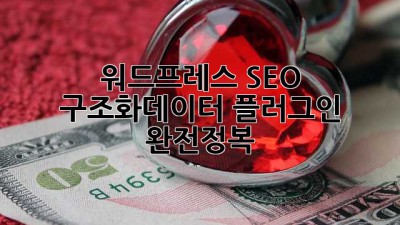 워드프레스 SEO🚀 구조화데이터 플러그인 완전정복!